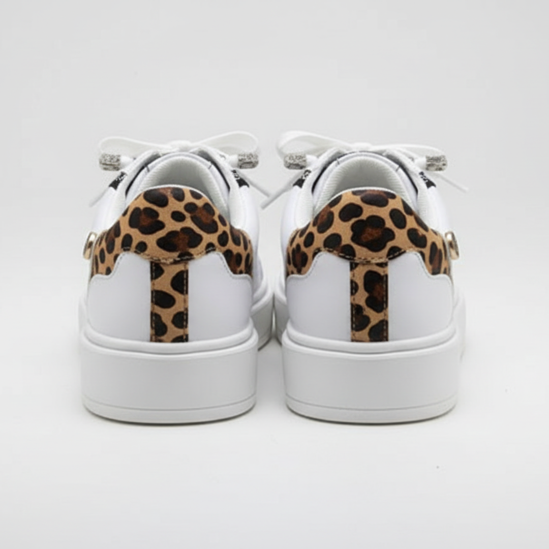 CAFèNOIR SKATE BIANCO LEOPARD