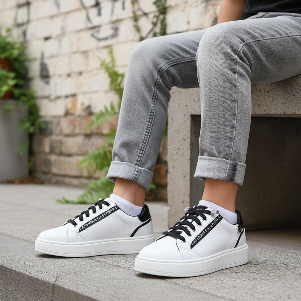 CAFèNOIR SKATE BIANCO NERO