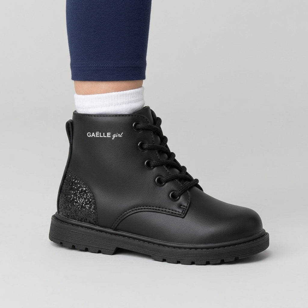 GAËLLE Glitter Nero indossata