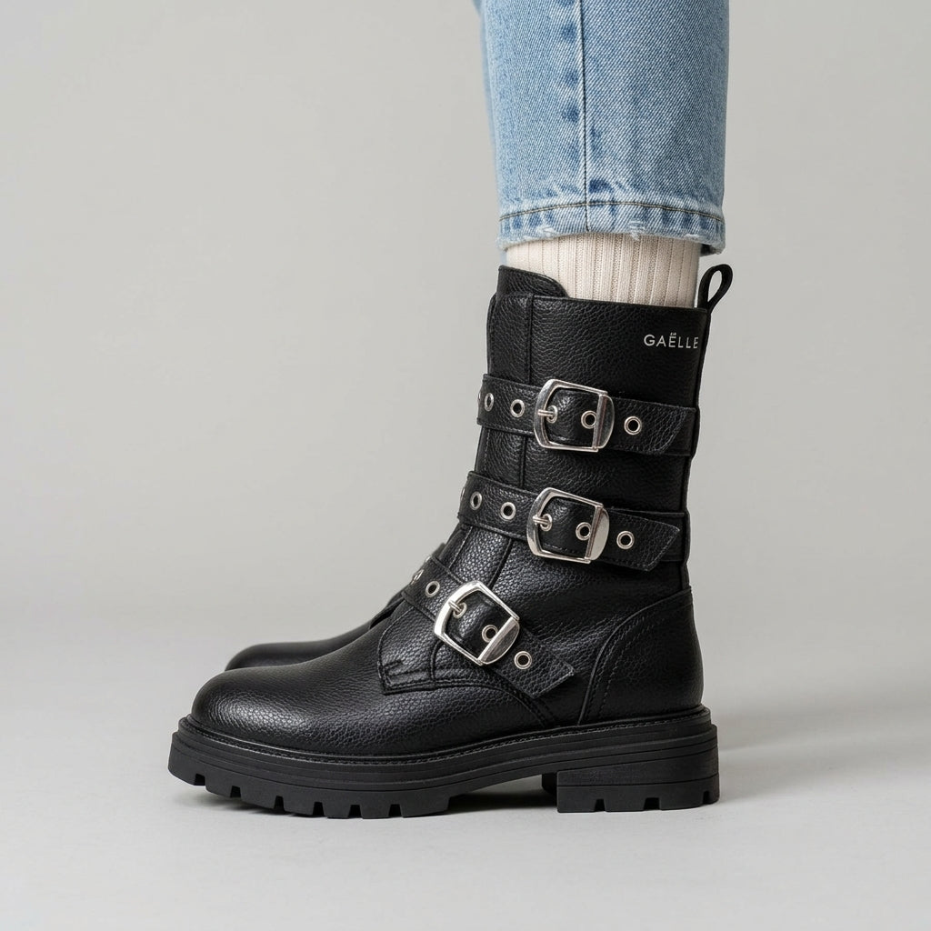 GAËLLE Limited Nero Argento indossata