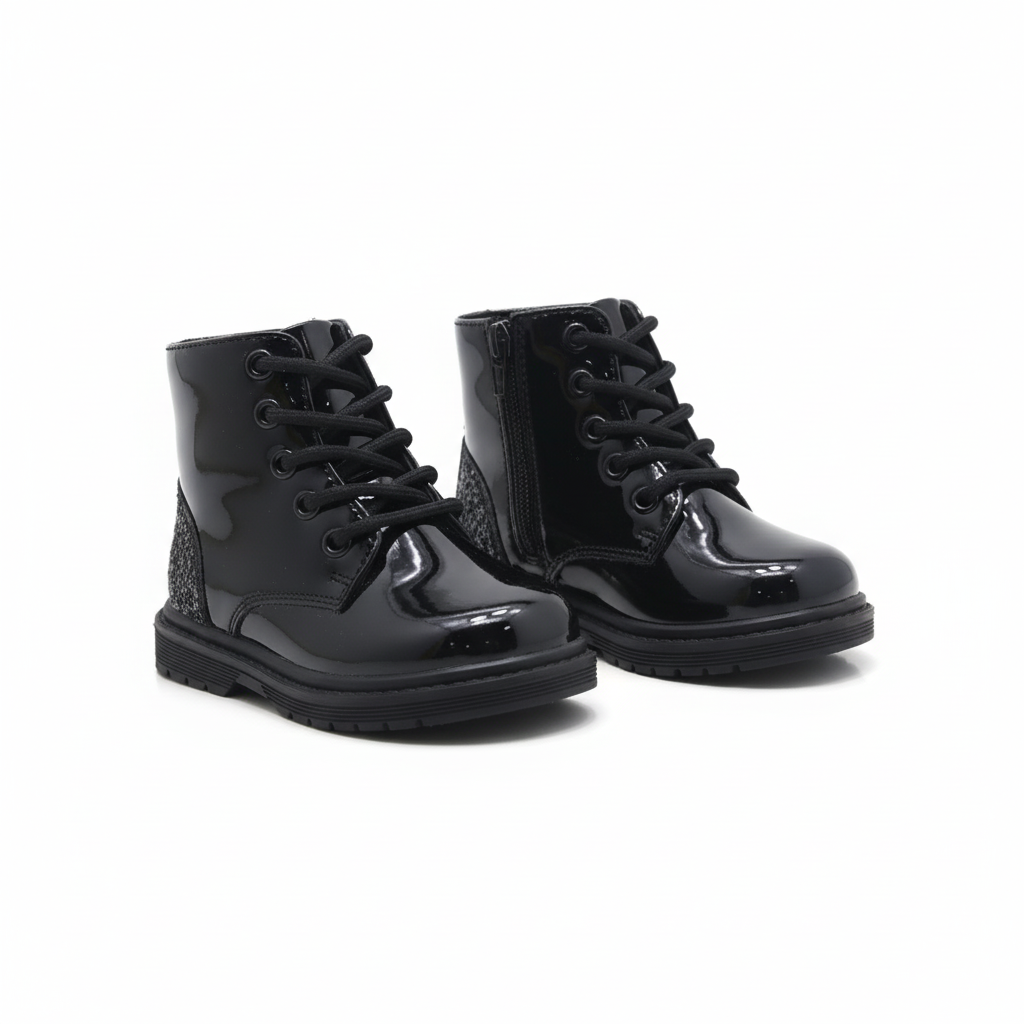 GAËLLE GLITTER VERNICE NERO