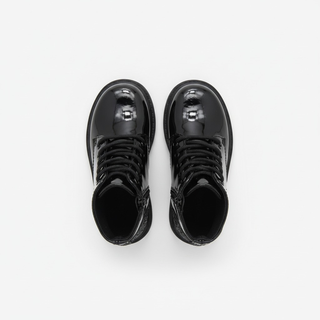 GAËLLE GLITTER VERNICE NERO