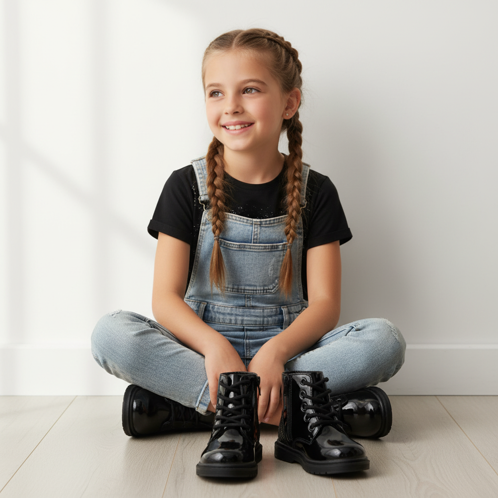 GAËLLE GLITTER VERNICE NERO