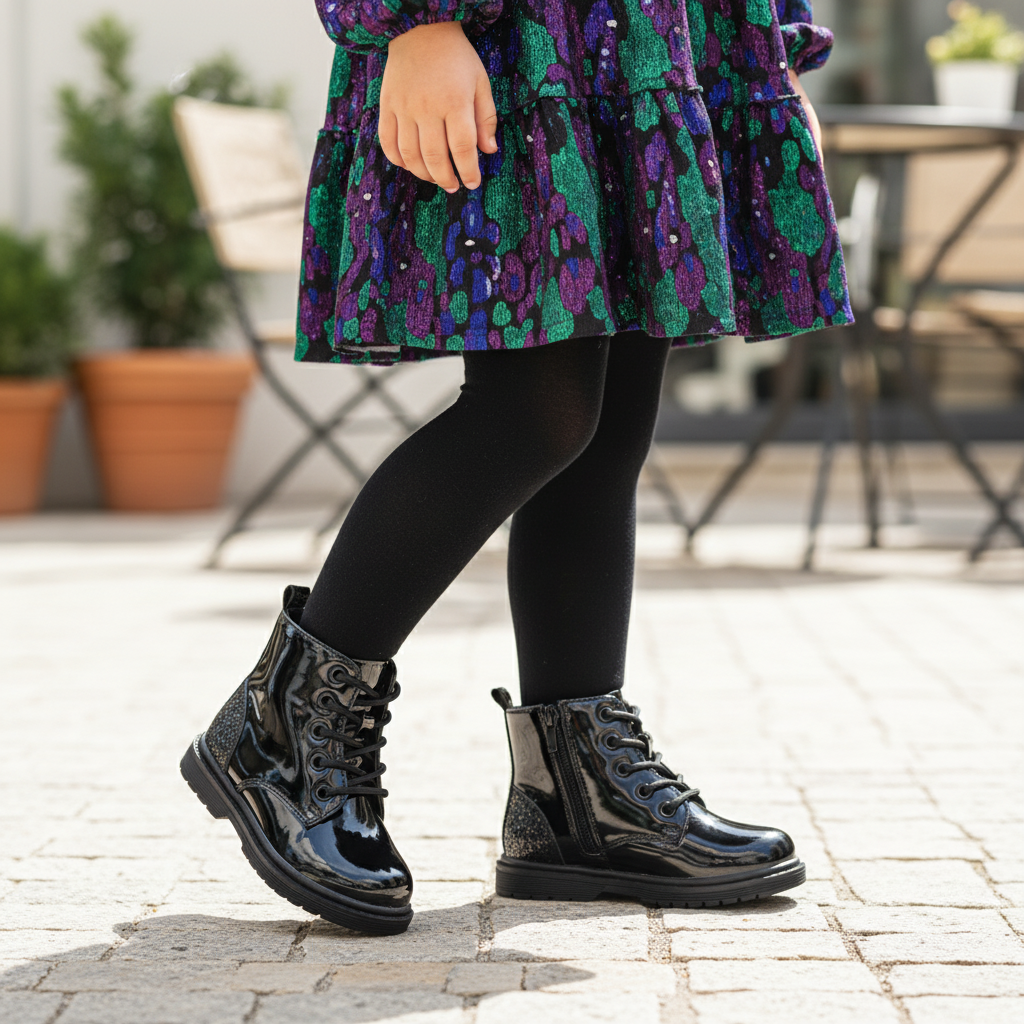 GAËLLE GLITTER VERNICE NERO