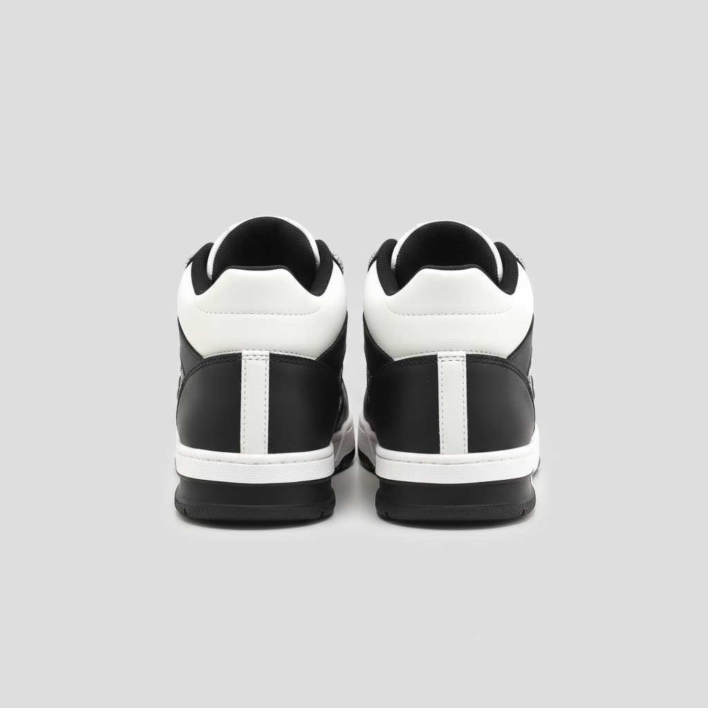 GAËLLE PARTY HIGH CUT WHITE BLACK