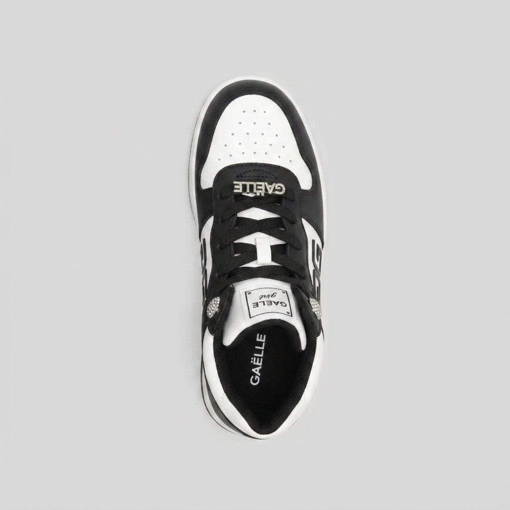GAËLLE PARTY HIGH CUT WHITE BLACK